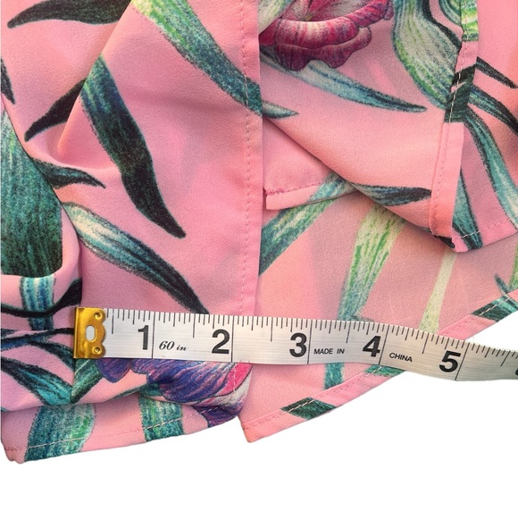 Show Me Your Mumu Pink Tropical Floral Shorts - Picture 4 of 7